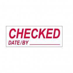 Checked Stock Stamp OS-22, 38x14mm